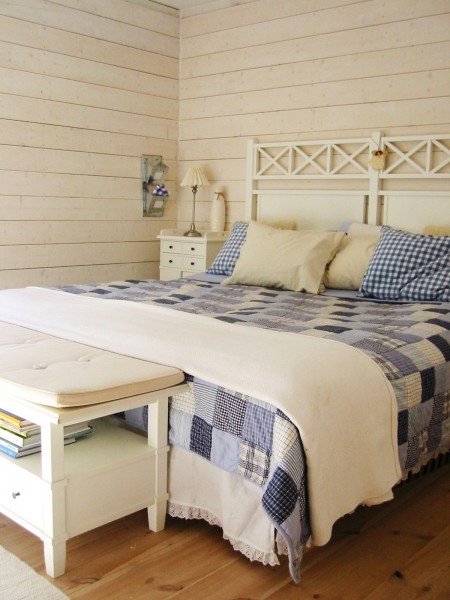 Das Gästezimmer unseres Ferienhauses in Stockholm, Schweden